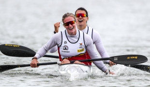 2020 ICF Canoe Sprint World Cup Szeged Hungary Hermien PETERS - Lize BROEKX