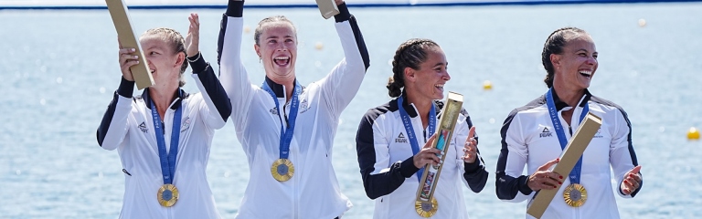 New Zealand women's kayak four 500m Olympics Paris 2024