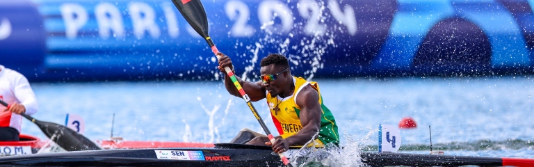 Edmond Sanka Paracanoe Senegal Paris 2024 Paraltympics