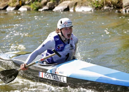Laura Fontaine France 2025 Ceske Budejovice wildwater canoeing