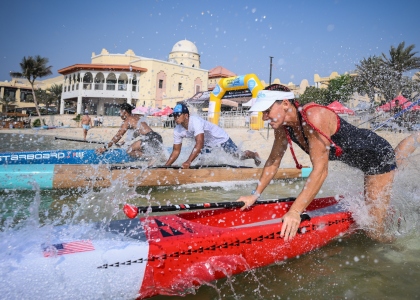 Abu Dhabi SUP World Championships 2025 training
