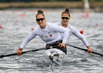 Agnes Anna Kiss and Bianka Nagy Hungary canoe sprint Poznan 2025