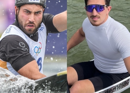 Amir Rezanejad Hassanjani and Iliya Nadernejad canoe slalom sprint 2025