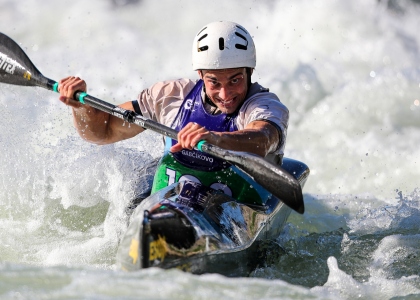 Anze Urankar wildwater canoeing Slovenia 2021