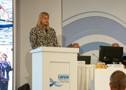 Bridgitte Hartley ICF Athletes' Committee Chair