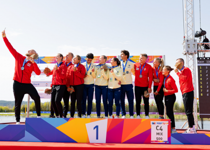 Athletes given unique prize in Portugal at Sprint Championships champions forest podium 2026