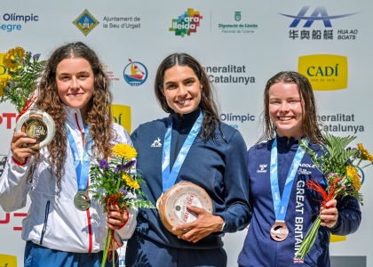 Angele Hug came out on top in a dramatic women's final