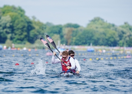 Jonas Ecker and Aaron Small made their Olympic debut in Paris