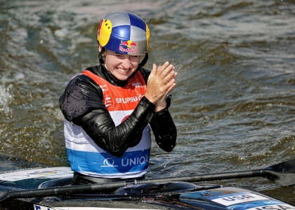 Evy Leibfarth kayak Prague United States slalom 2025