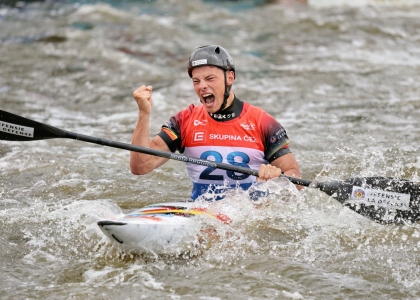 Gabriel De Coster kayak slalom Prague 2025
