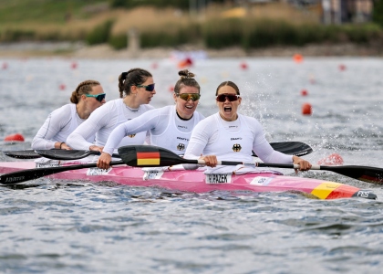 Germany women K4 Poznan 2025 kayak sprint