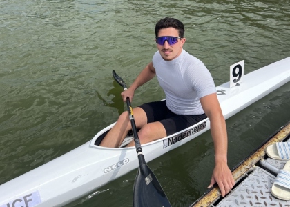 Iliya Nadernejad refugee kayak sprint