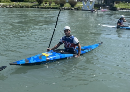 China's Hejie Zhang scripted kayak cross history in La Seu