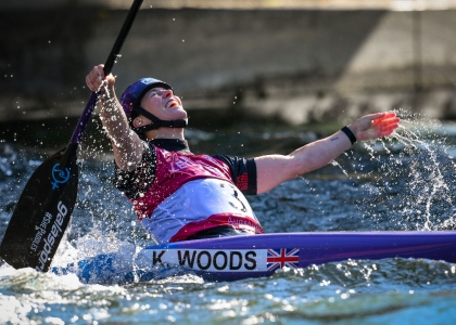 Kimberley Woods Great Britain C1 canoe slalom Augsburg 2025