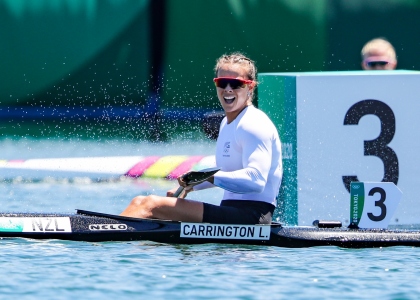 Lisa Carrington kayak sprint Paris 2024 Olympics