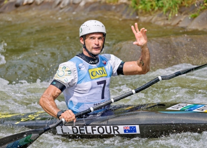 Lucien Delfour was pleased to end the medal drought in La Seu 