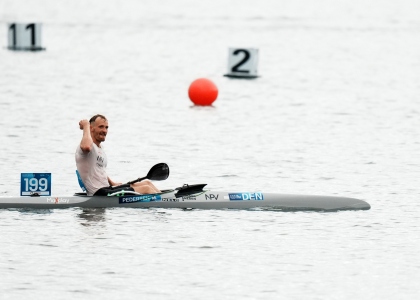 Mads Brandt Pedersen did the K1 double at The World Games 2025 