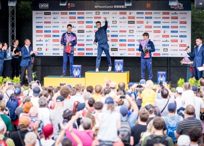 Gestin takes gold in dominant display in the Czech capital nicolas gestin gold