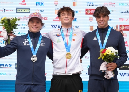 Oier Diaz Spain canoe slalom junior Foix 2025