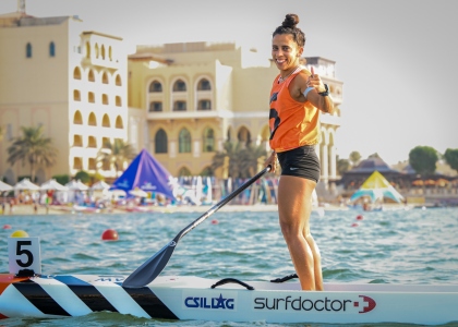 Mariecarmen Rivera finished as the best-ranked athlete in sprint