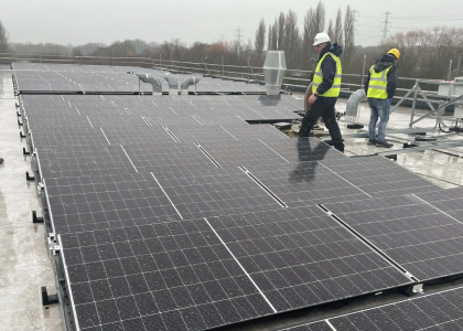 Solar Panel Installation Lee Valley White Water Centre