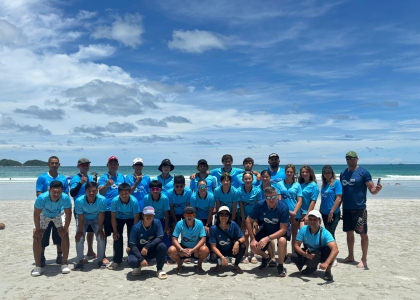 A total of 16 athletes from six countries took part in the camp