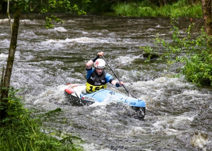 Czechia's Marie Nemcova spoke at the first coaching seminar Wildwater Canoeing Coaching seminars Marie Nemcova