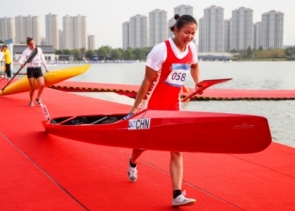 Ying Wang china 2019 canoe marathon shaoxing