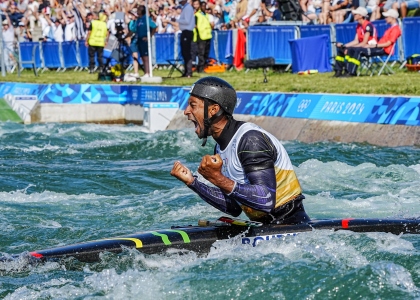 Yves Bourhis Senegal Paris 2024 Canoe Slalom 