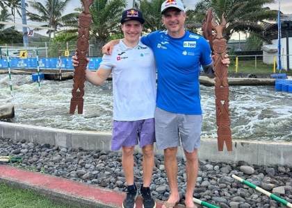 Ziga Lin Hocevar Peter Kauzer 2025 Run Slalom Reunion slalom