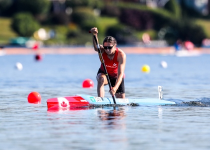 Katie Vincent canoe sprint world championships 2022