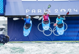 Kayak cross ramp start Paris 2024 Olympics canoe slalom