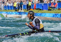 Yves Bourhis Senegal Paris 2024 Canoe Slalom 