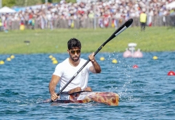 Saeid Fazloula kayak canoe sprint refugee Olympics Paris 2024