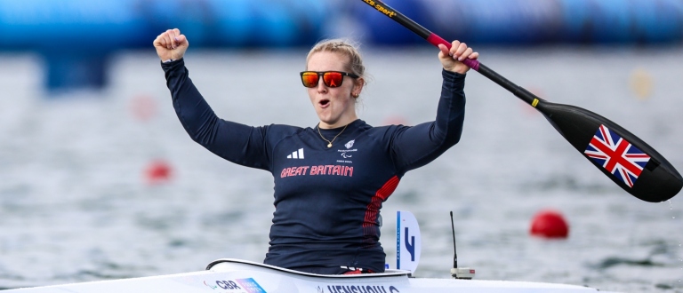 Charlotte Henshaw Paracanoe Paralympics Paris 2024 gold 2