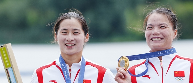 Mengya Sun and Shixiao Xu China canoe kayak sprint Olympics Paris 2024