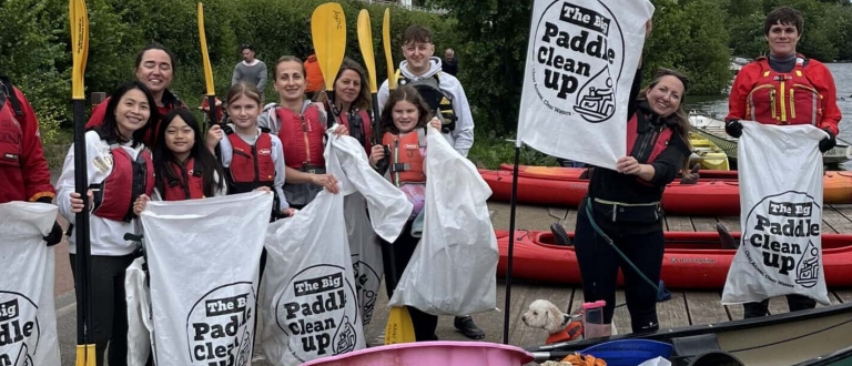 Big Paddle Clean-up Paddle UK Sustainability