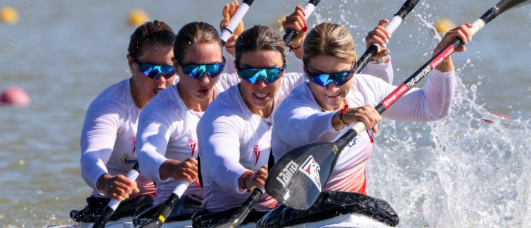 Poland women K4 canoe kayak sprint Szeged 2024