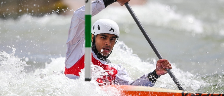 Pradhyumna Singh Rathod India Augsburg canoe slalom 2024