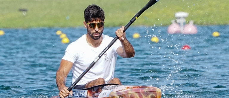 Saeid Fazloula kayak canoe sprint refugee Olympics Paris 2024