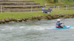 Ziga Lin Hocevar, Slovenia - Kayak Cross Time Trial /  2025 ICF Canoe Slalom World Cup Pau France