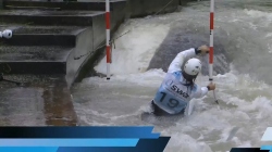 Tristan Carter, Australia, Canoe Slalom, Semi Finals / 2024 ICF Canoe Slalom World Cup Augsburg