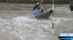 Adam Burgess Great Britain / Canoe Slalom Final / 2024 ICF Canoe Slalom World Cup Augsburg Germany