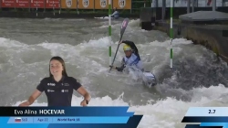 Eva Alina Hocevar, Slovenia - Women's Kayak Semi-Final / 2024 ICF Canoe Slalom World Cup Augsburg