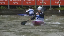 Chiara Sabattini, Italy - Women's Kayak Semifinal / 2024 ICF Canoe Slalom World Cup Augsburg Germany