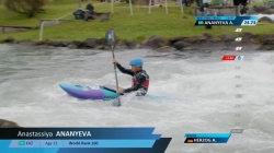 Anastassiya Ananyeva, AIN - Kayak Cross Heats /  2025 ICF Canoe Slalom World Cup Pau France