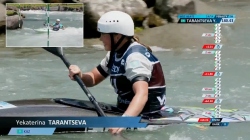 Yekaterina Tarantseva KAZ Women's Kayak Slalom Heats / 2025 ICF Canoe-Kayak Slalom World Cup Pau