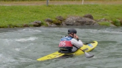 Sam Leaver, Great Britain - Kayak Cross Time Trial /  2025 ICF Canoe Slalom World Cup Pau France