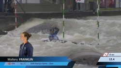Mallory Franklin, GBR, Canoe Slalom, Semi Finals / 2024 ICF Canoe Slalom World Cup Augsburg Germany