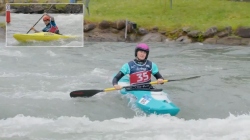 Cleo Pitcher Farrell, Ireland - Kayak Cross Heats /  2025 ICF Canoe Slalom World Cup Pau France
